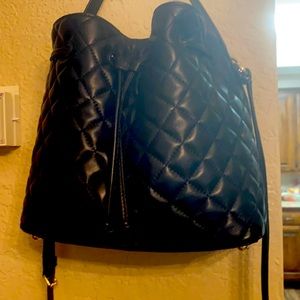Talbots Napa Leather Bucket Bag w/feet